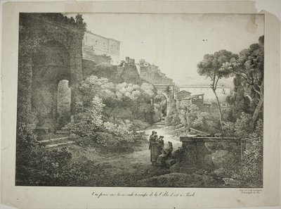 Uitzicht vanaf het tweede terras van de Villa d