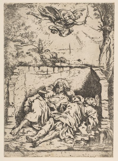 De dood van St. Peter en St. Paul, 17e eeuw door Claude Vignon