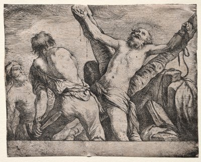 Het martelaarschap van St. Andreas door Claude Vignon