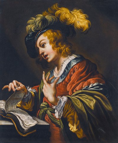 De jonge zangeres door Claude Vignon