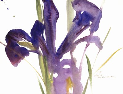 Iris, 1987 door Claudia Hutchins Puechavy