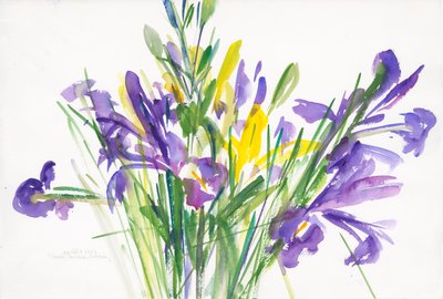 Iris, 1999 door Claudia Hutchins Puechavy