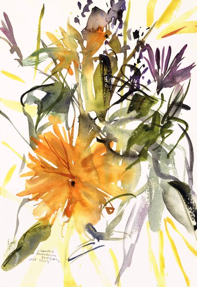 Goudsbloem en Andere Bloemen, 2004 door Claudia Hutchins Puechavy