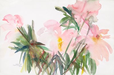 Pioenen, 1987 door Claudia Hutchins Puechavy