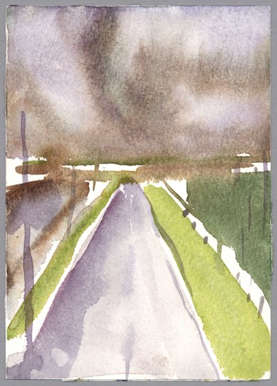 Storm onderweg, 1995 door Claudia Hutchins Puechavy