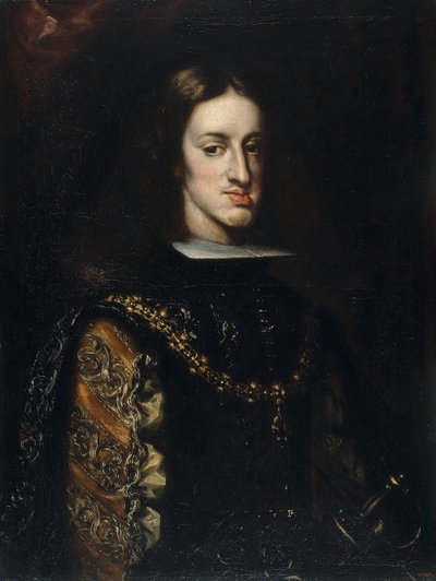 Portret van Karel II van Spanje door Claudio Coello