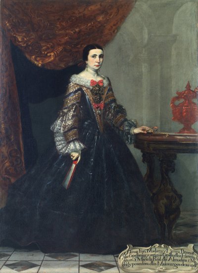 Portret van Teresa Francisca Mudarra y Herrera, ca. 1620 door Claudio Coello