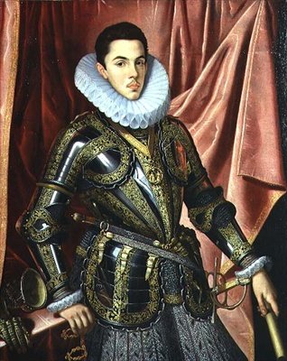 Portret van een Jonge Man in Harnas door Claudio Coello