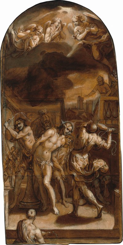 De Geseling van Christus door Claudio Ridolfi