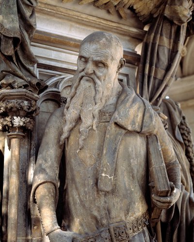 Jesaja. De basis van de Bron van Mozes (beeldhouwwerk) door Claus Sluter