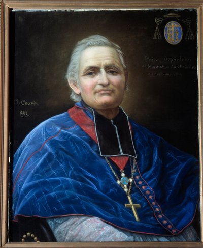 Portret van Monseigneur Dupanloup, Bisschop van Orleans (1802-1878) Schilderij door Clemence Chaud (1815-1888) 19e eeuw. Orleans, Museum voor Schone Kunsten door Clemence Chaud