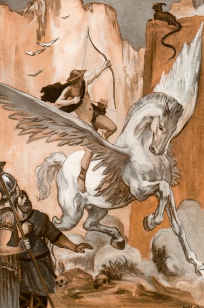 Illustratie voor de Ilias door Homerus door Clement Goutier
