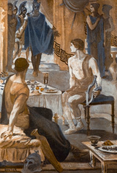 Illustratie voor de Ilias door Homerus door Clement Goutier