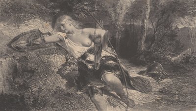 Clorinde, 1847 door Célestin Nanteuil