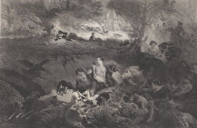 Dromen van de Jacht, 1858 door Célestin Nanteuil