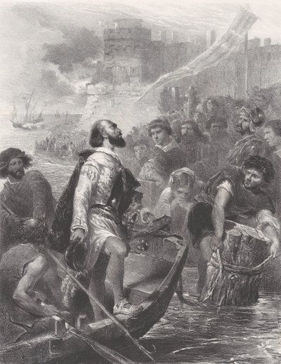 Eerste deel, het vertrek, ca. 1830-60 door Célestin Nanteuil