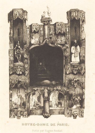 Notre-Dame van Parijs door Célestin Nanteuil