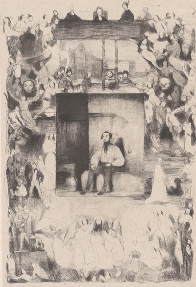 De Laatste Dag van een Veroordeelde Man, 1833 door Célestin Nanteuil