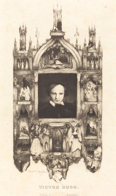 Victor Hugo door Célestin Nanteuil