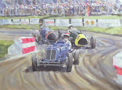 De Eerste Race bij de Goodwood Revival, 1998 door Clive Metcalfe