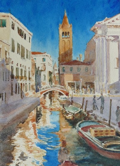 Rio Di S. Barnaba, late namiddag, oudejaarsavond, 2020 door Clive Wilson