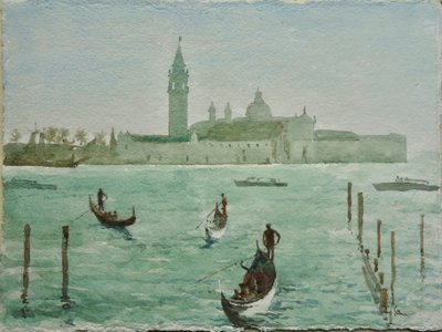 S.M.Maggiore, Zonnige Winterochtend, 2020 door Clive Wilson