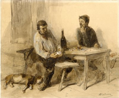 Een kaartspel door Clément Auguste Andrieux