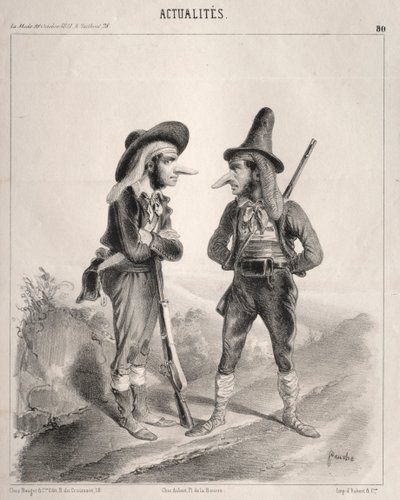 Actualités: Insurgez-vous donc! ...hien! voilà qui va devenir gentil!..., 1841 door Clémente Pruche