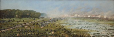Aanval van de eerste Braziliaanse colonne op Curupaytí door Candido Lopez