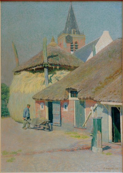 Dorpsgezicht in Blaricum door Co Breman