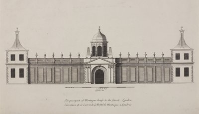 British Museum, Holborn, c.1750 door Colen Campbell