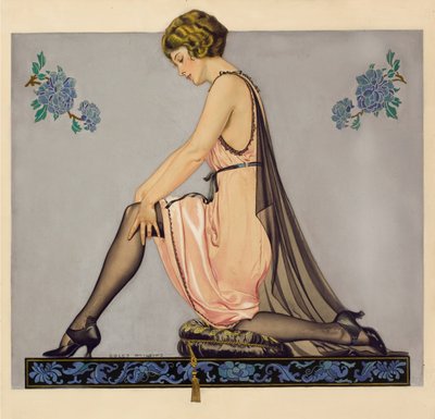 Illustratie voor de Holeproof Hosiery Company brochure door Coles Phillips