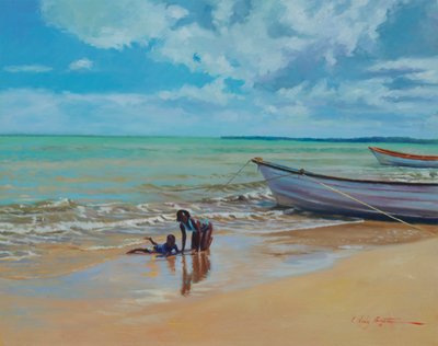 Gladde zand door Colin Bootman