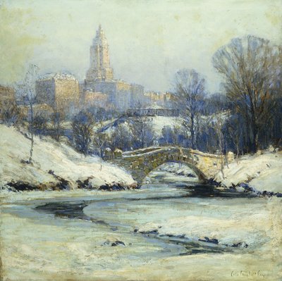 Central Park door Colin Campbell Cooper