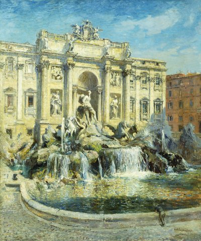 Trevifontein, Rome door Colin Campbell Cooper