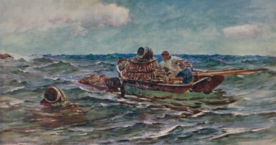 De kreeftenvangers, 1886, 1935 door Colin Hunter