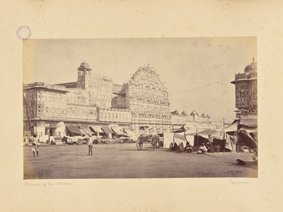 Jaypur; De Hauwa Mahal, of Paleis van de Wind door Colin Murray
