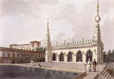 Het Paleis van de Laatste Nabob van Arcot, Madras, plaat 5 uit 