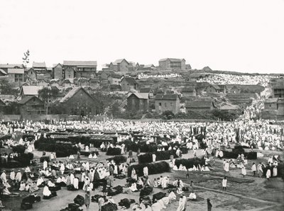 De Markt, Antananarivo, Madagaskar, 1895 door Colonel Stewart