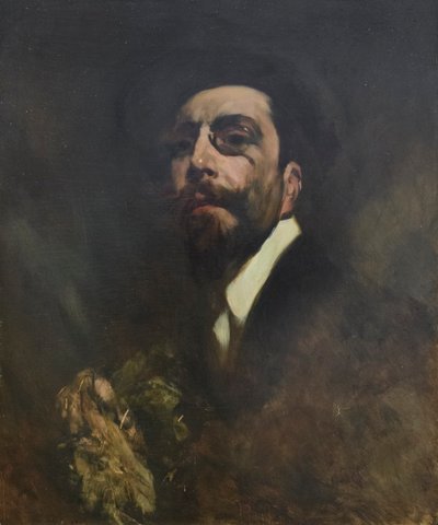 Zelfportret door Columbano Bordalo Pinheiro