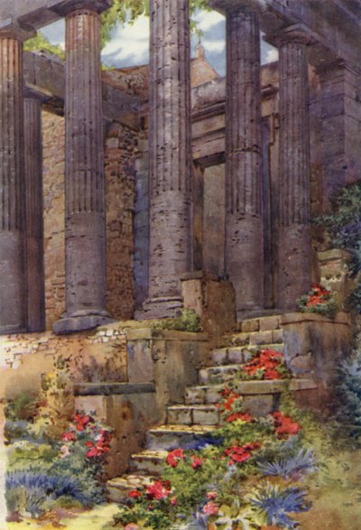 Griekse tempel van Hercules, Cori door Commendator Formilli