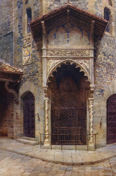 De wolmarkt, Florence door Commendator Formilli