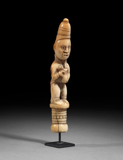 Vliegenmepper handvat, ca. 1850 door Congolese School