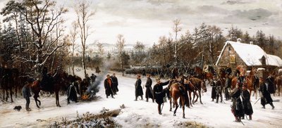 Aankomst van prins Frederik Karel op het slagveld van Vionville door Conrad Freyberg
