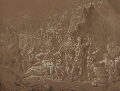 Een scène uit het leven van Trajanus door Conrad Metz