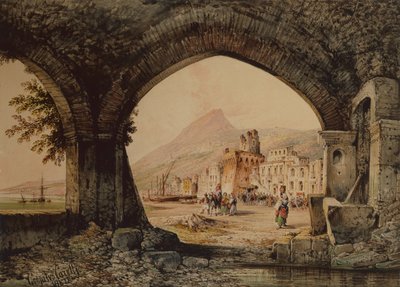 Een dorpsvergadering, Italië door Consalvo Carelli