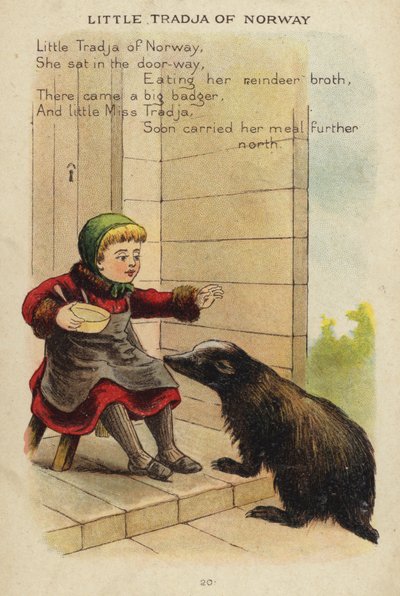 Kinderliedje: Kleine Tradja Uit Noorwegen door Constance Haslewood
