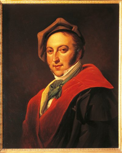 Portret van Gioacchino Rossini door Constance Marie Mayer Lamartiniere