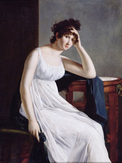 Zelfportret, 1800s door Constance Mayer