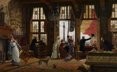 Herinnering aan de Nationale Festiviteiten van 1880 door Constant Aime Marie Cap